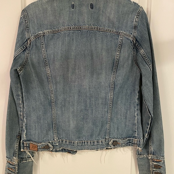 Red Engine Denim Jacket (Size S) - Picture 3 of 3